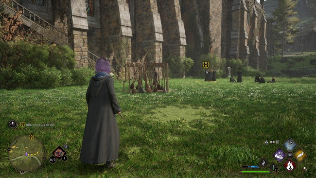 Hogwarts Legacy : L'Héritage de Poudlard quête Cours de vol