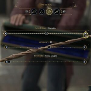 À quoi sert la flexibilité de la baguette dans l'héritage de Poudlard