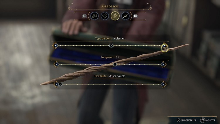 À quoi sert la flexibilité de la baguette dans l'héritage de Poudlard