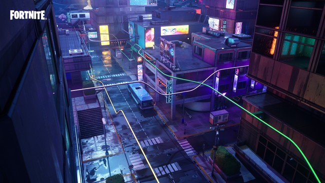 rails de glisse dans Fortnite
