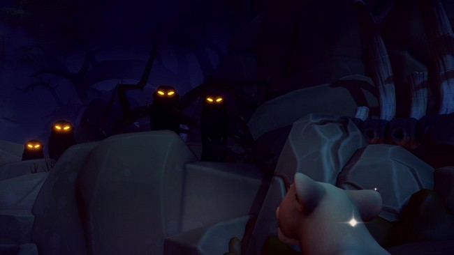 Des yeux dans l'obscurité Disney Dreamlight Valley