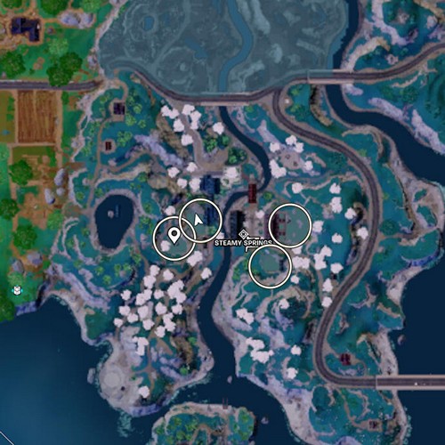 Emplacements Source Chaude Fortnite - Nager dans les Sources Chaudes de Steamy Springs