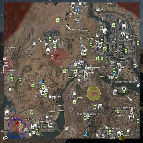 Localiser le cartel d'Al Mazrah