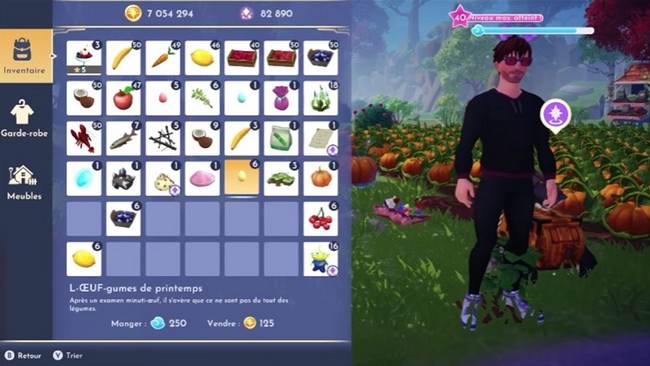 L'œuf-gume de printemps Disney Dreamlight Valley