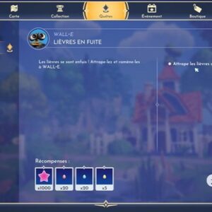 Mission Lièvres en fuite Disney Dreamlight Valley