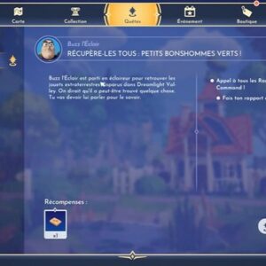 Quête Récupère-les tous Petits Bonhommes Verts Disney Dreamlight Valley