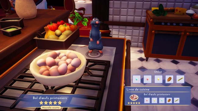 Recette Bol d’œufs printaniers Disney Dreamlight Valley