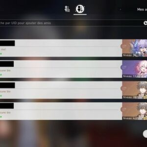 ajouter un ami dans Honkai Star Rail