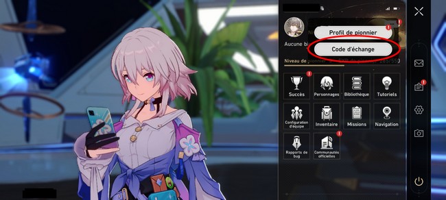 code echange Honkai Star Rail