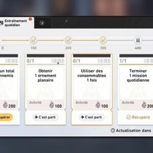 missions quotidiennes dans Honkai Star Rail