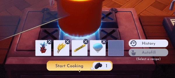 recette Rêve pétillant dans Disney Dreamlight Valley