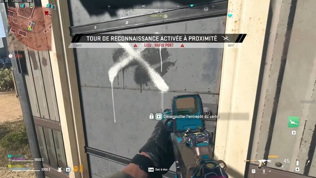 trouver et extraire l'ordinateur portable du cartel dans l'entrepôt dans la mission Eaux troubles DMZ