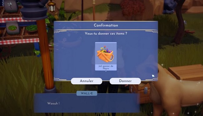 un Joli Panier de fleurs Disney Dreamlight Valley