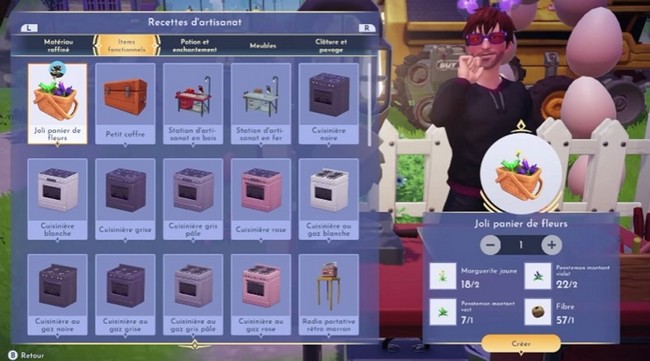 un Joli Panier de fleursDisney Dreamlight Valley