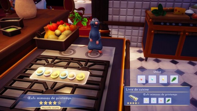 Recette Œufs mimosa de printemps Disney Dreamlight Valley