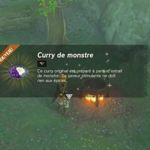 Curry de monstre dans Zelda Tears of the Kingdom