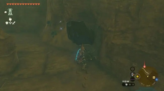 Emplacement Ambre brut Zelda Tears of the Kingdom