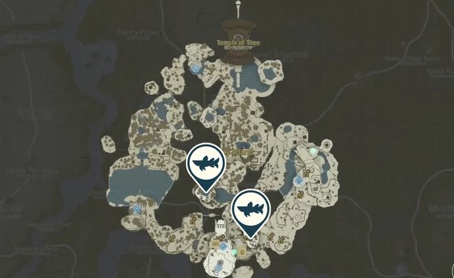 Emplacements des Arowanas anciens dans Zelda : Tears of the Kingdom