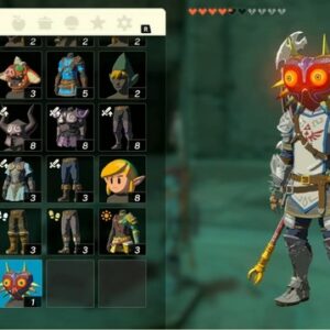 Emplacement Masque de Majora Zelda Tears of the Kingdom