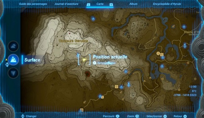 Emplacement Repaire des Yigas dans Zelda Tears of the Kingdom