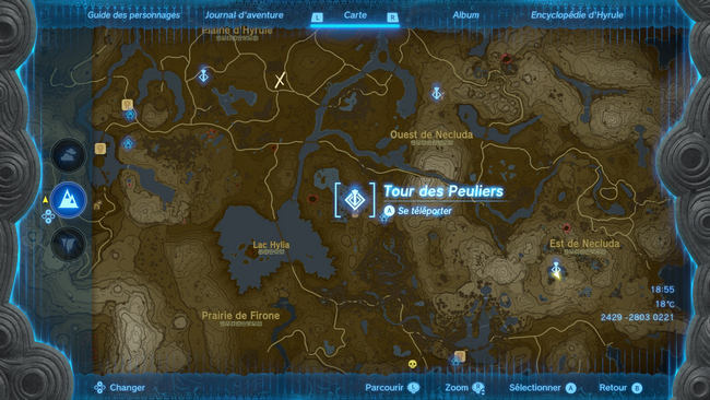 Emplacement Tour des Peuliers