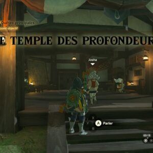 Le temple des profondeurs Zelda Tears of the Kingdom