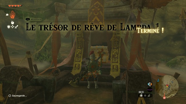 Mission "Le trésor de rêve de Lambda 1" Zelda Tears Of The Kingdom ...