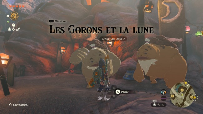 Les Gorons et la lune- Zelda Tears of the Kingdom-1