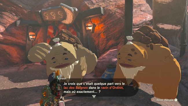 Les Gorons et la lune- Zelda Tears of the Kingdom