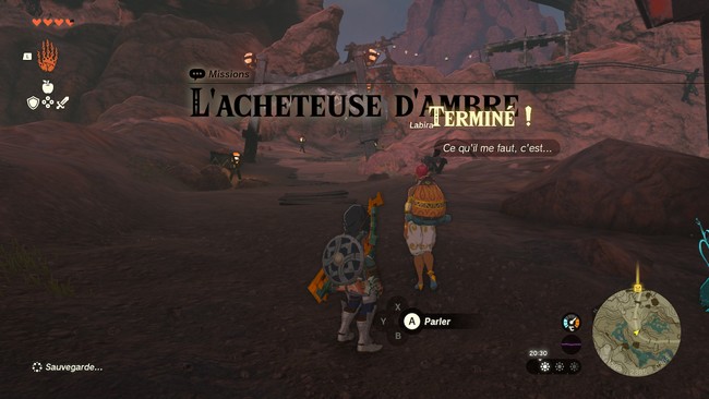 L’acheteuse d’ambre Zelda Tears of the Kingdom-1