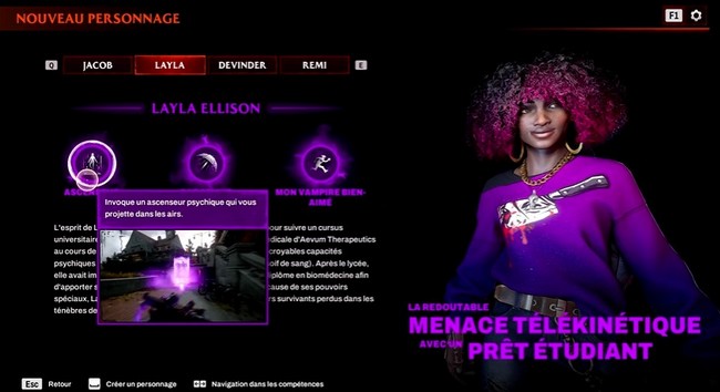 Red Fall personnage Layla