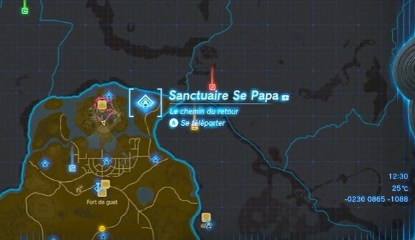 Emplacement Trésor de Lambda Zelda Tears of the Kingdom, comment ...