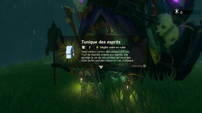 Tunique des esprits Zelda Tears of the Kingdom