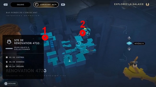 coffres site de rénovation 4733 Star Wars Jedi Survivor