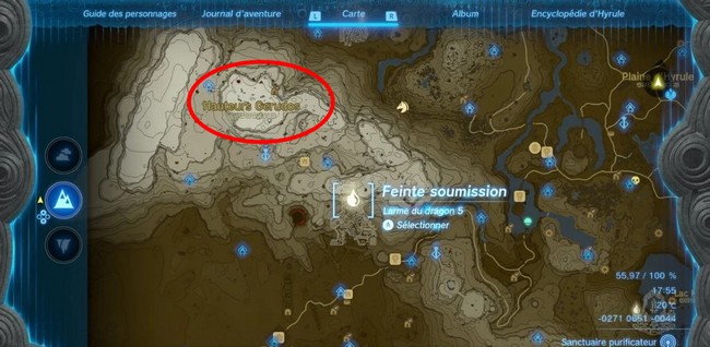 hauteurs Gerudos Zelda Tears of the Kingdom