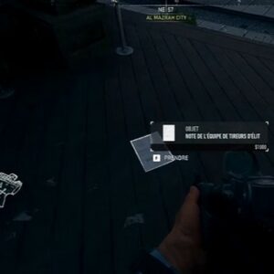 note de l'équipe de tireurs d'élite DMZ