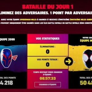 participer aux Batailles sur la Toile dans Fortnite