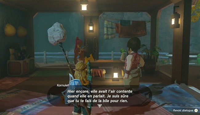 quête Le départ de Tinieh Zelda Tears of the Kingdom