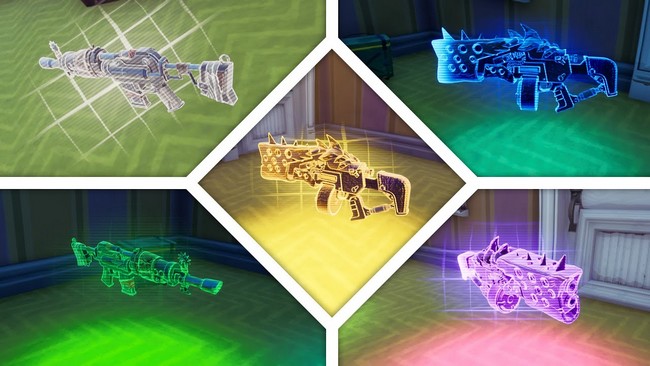 posséder 5 objets de niveaux de rareté différents dans Fortnite