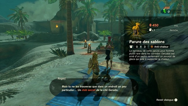 Parure des sablons Zelda: Tears of the Kingdom