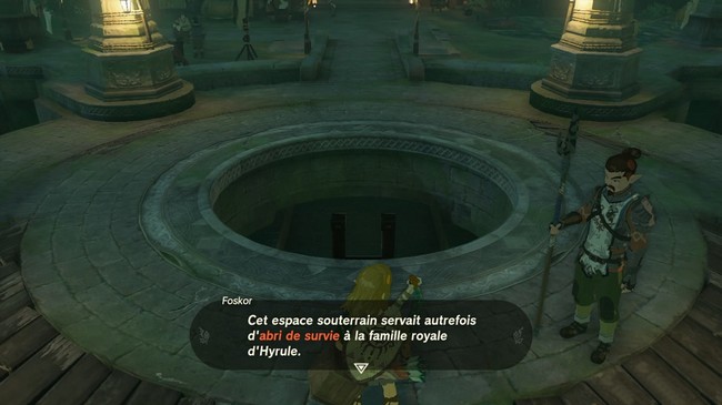 Mission Le menu du jour Zelda Tears of the Kingdom