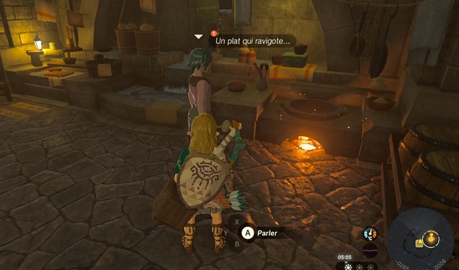 Mission Le menu du jour Zelda Tears of the Kingdom