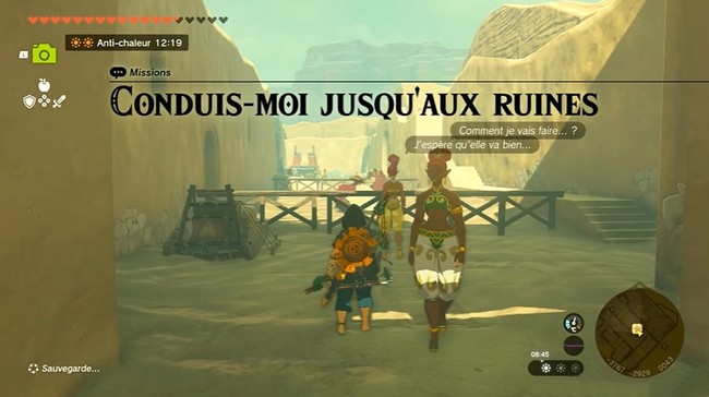 Conduis-moi jusqu'aux ruines Zelda Tears of the Kingdom