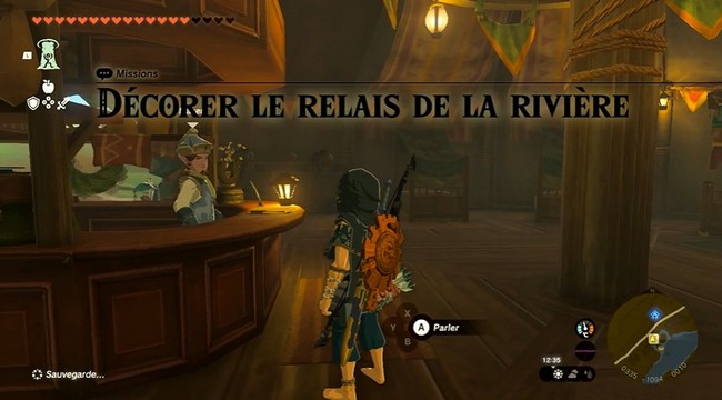 Décorer le relais de la rivière Zelda Tears of the Kingdom