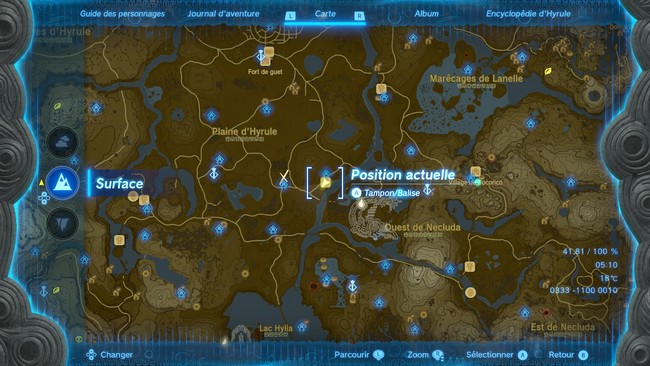 Décorer le relais de la rivière Zelda Tears of the Kingdom