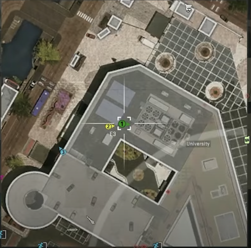 Emplacement détonateur de l'université de Vondel DMZ Warzone 2 saison 4-2