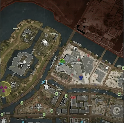 Emplacement détonateur de l'université de Vondel DMZ Warzone 2 saison 4