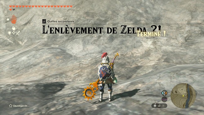 L’enlèvement de Zelda- zelda tears of the kingdom