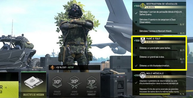 Mission Paré à tout Phalanx DMZ Warzone 2 Saison 4