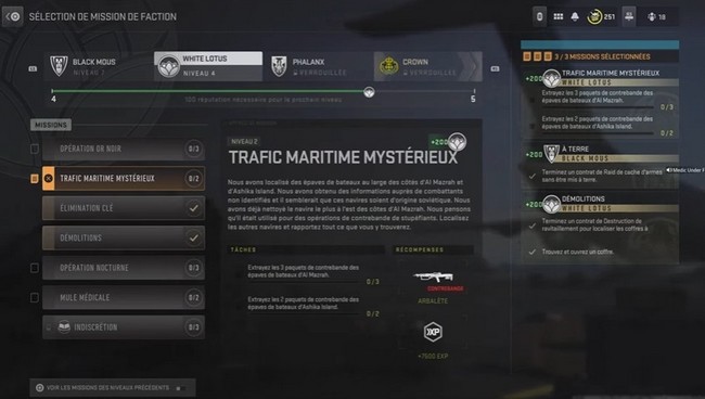 Trafic maritime Mystérieux-DMZ-saison 4